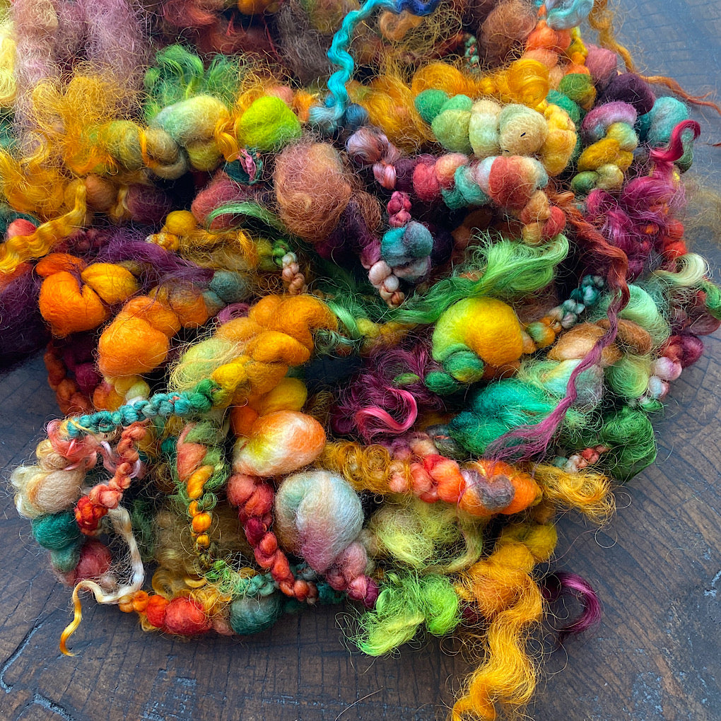 Cornucopia jumbo boucle art yarn with locks