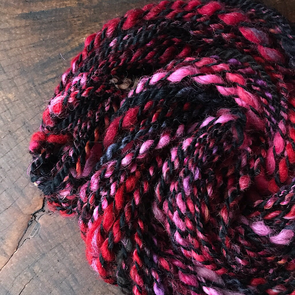 Vampire Hand spun yarn