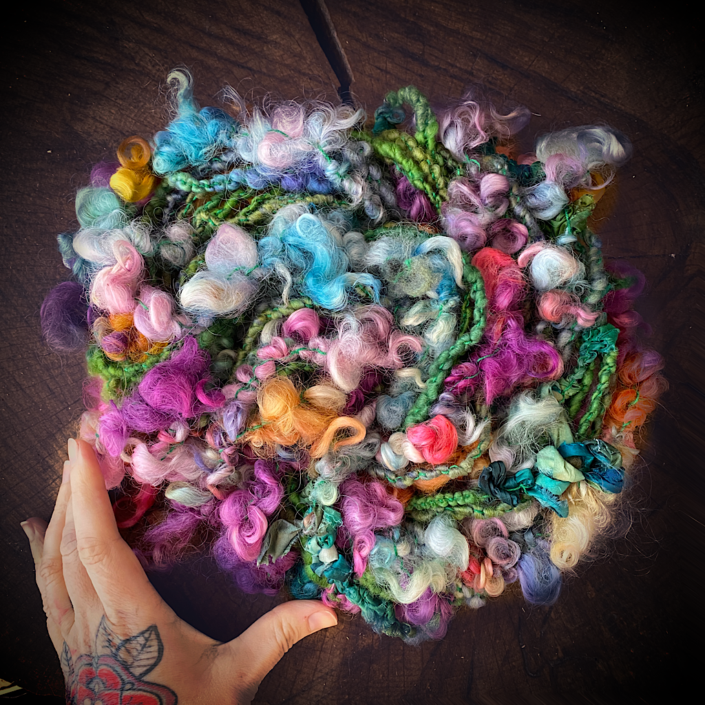 Spring is here Art yarn