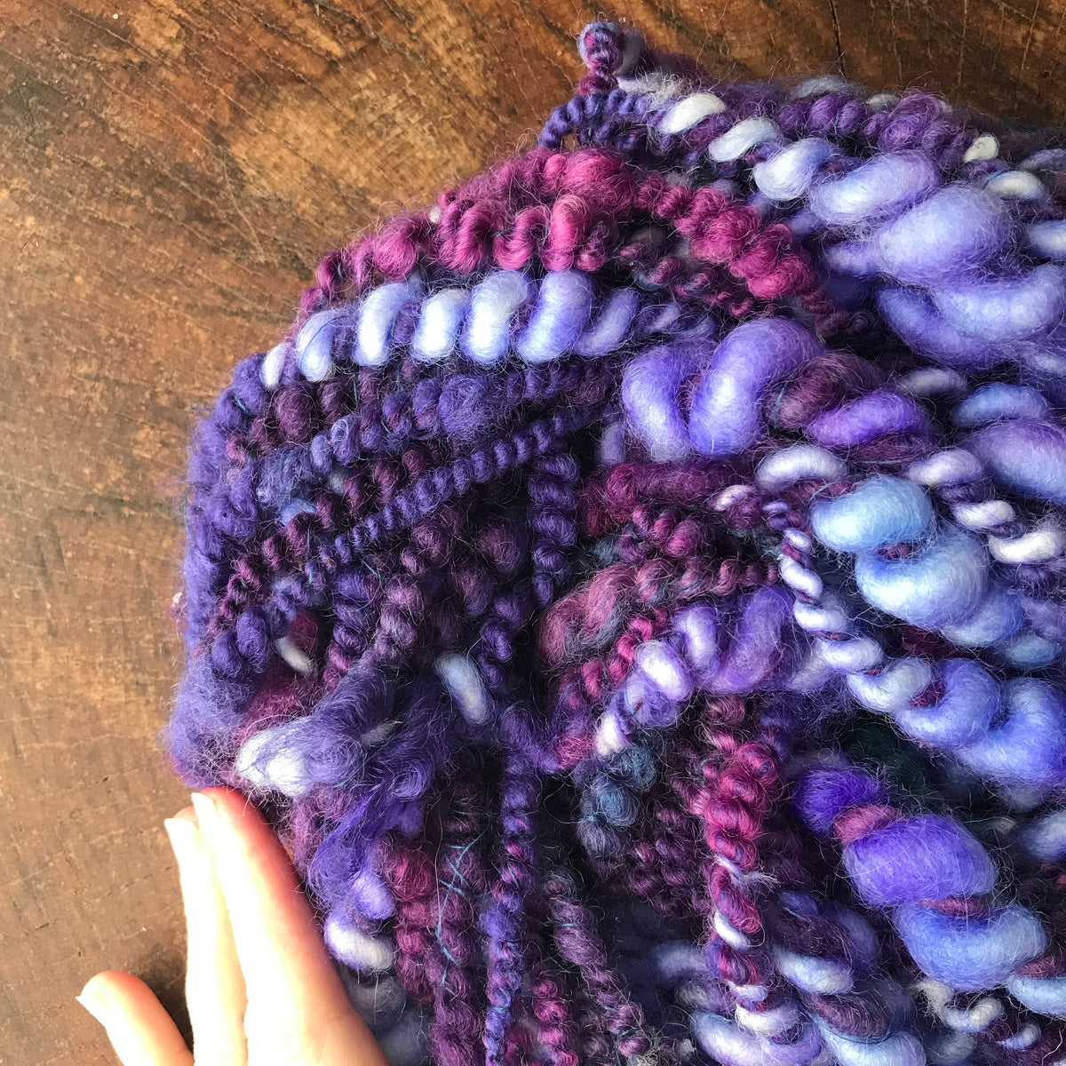 Purple art yarn 70g - Mynoush