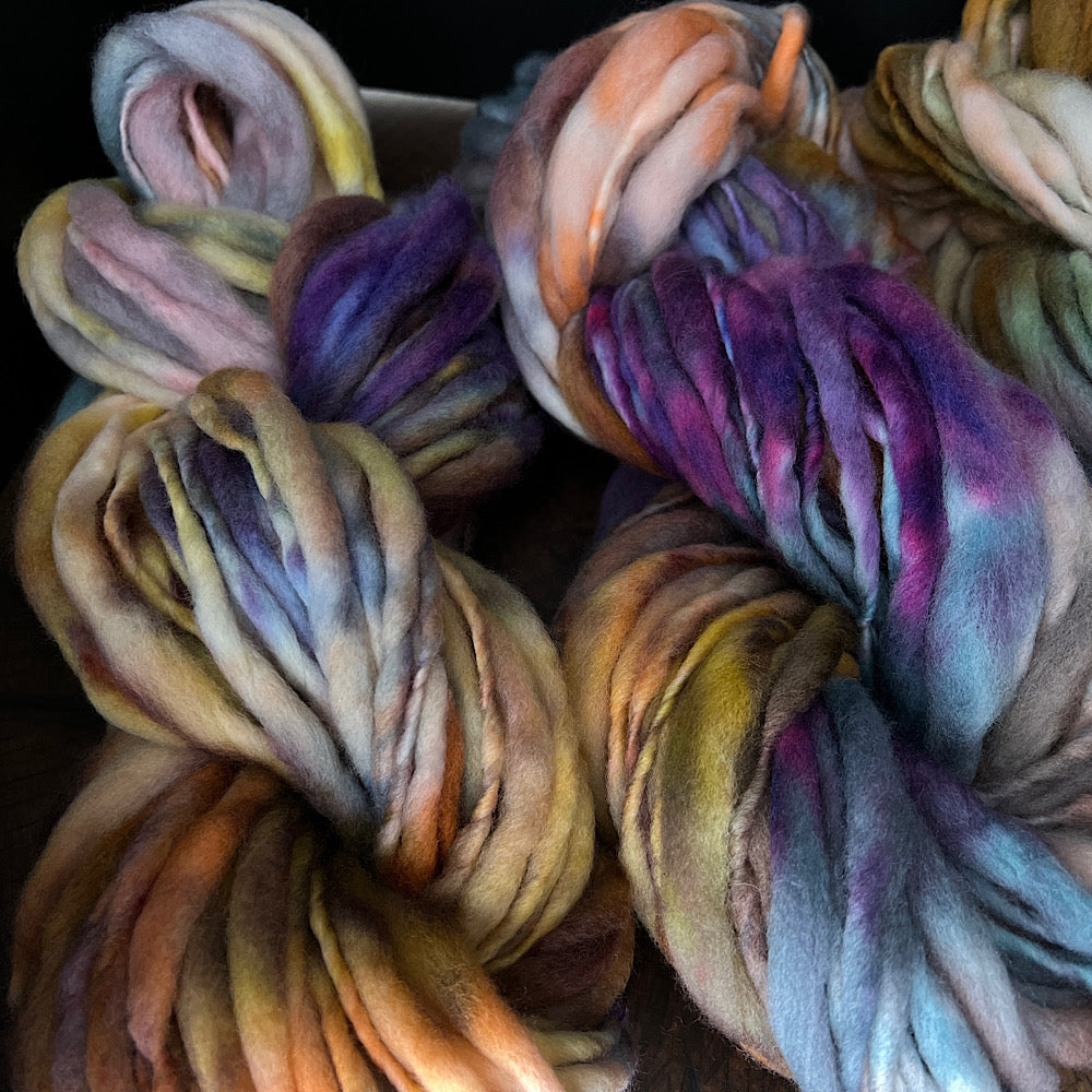 Fluffy yarn set of 3 skeins
