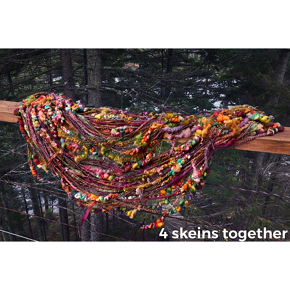 Potiron - silk tencel Signature art yarn