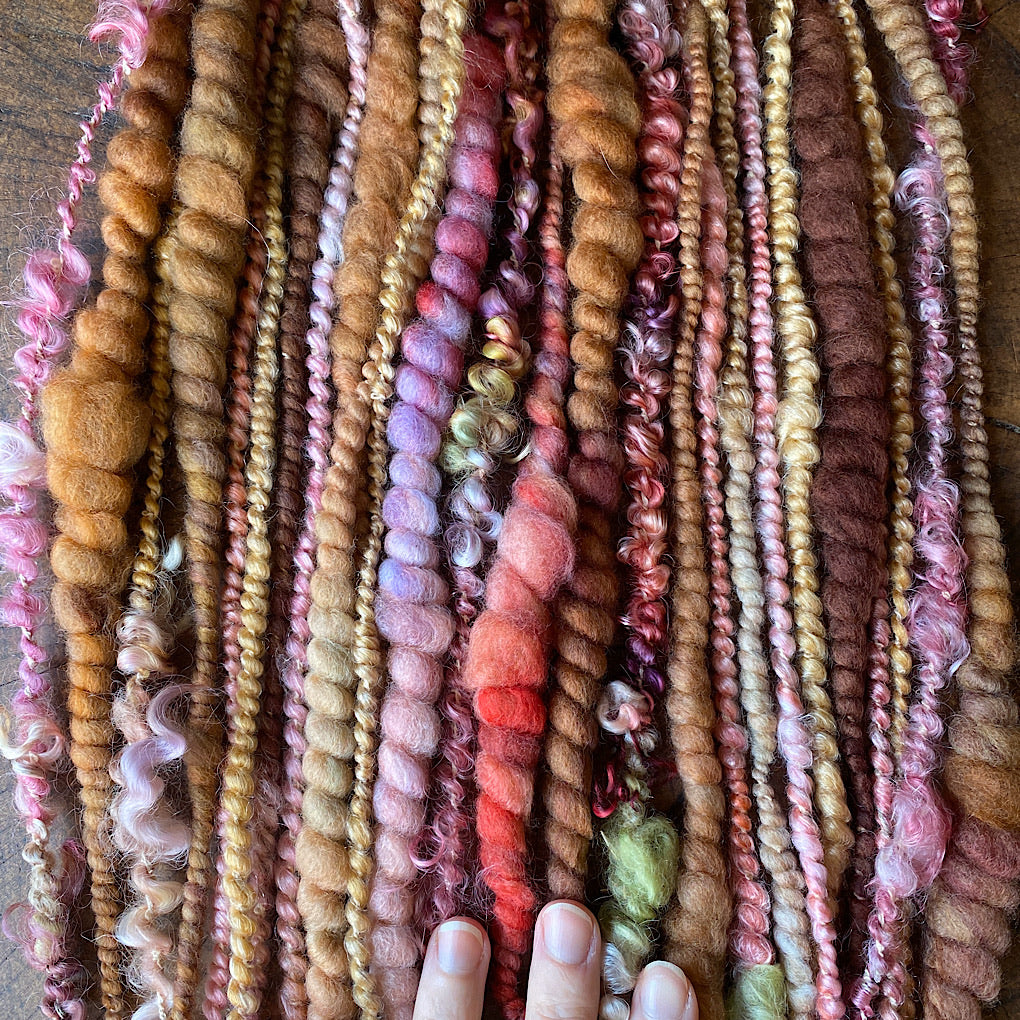 Antique doll Art yarn