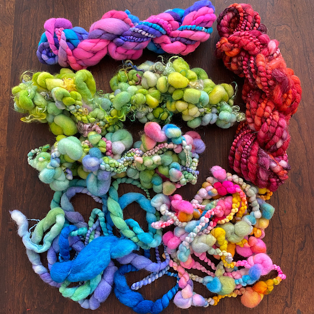 Set of mini skeins of Art yarn