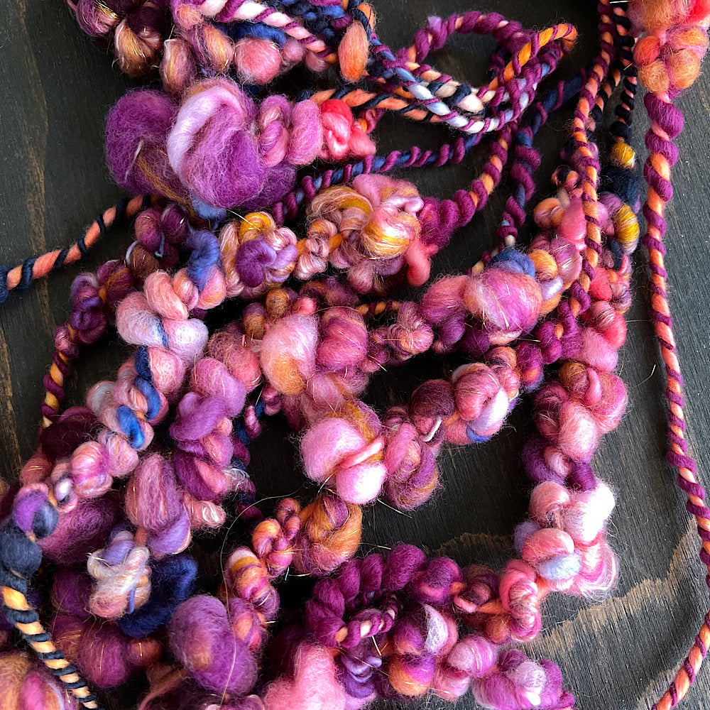 Anise and roses weaving art yarn