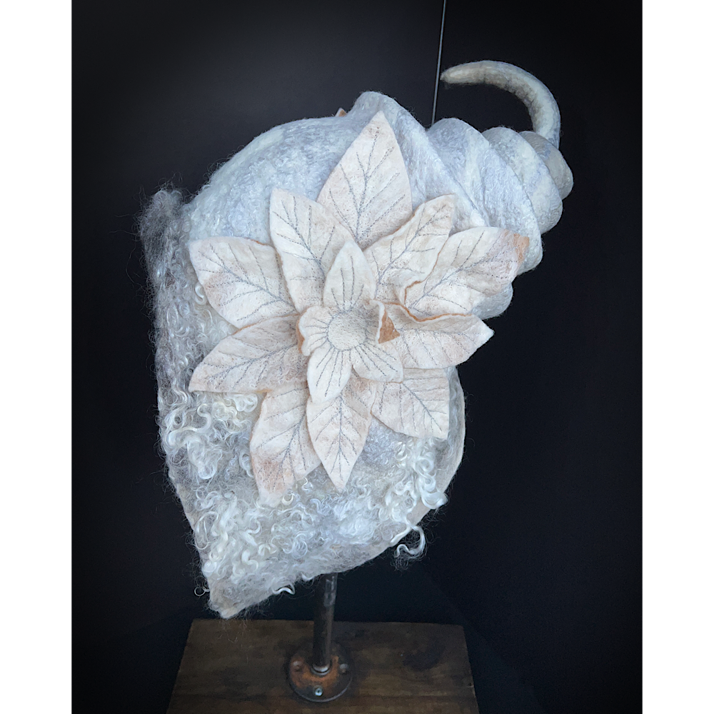 Felted fairy hood 23-24”