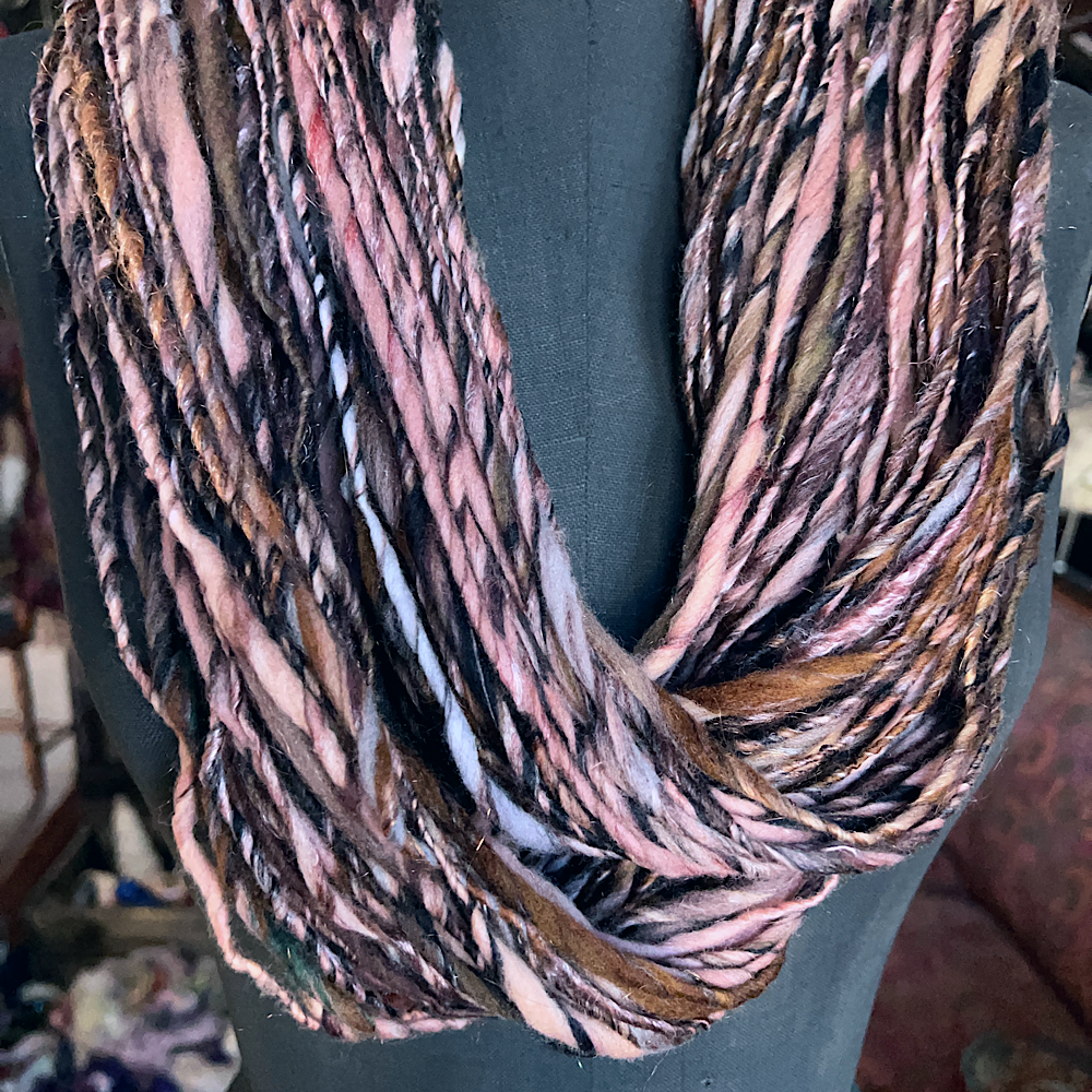 Hand spun yarn single