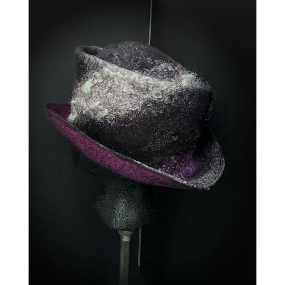 Felted top hat  - 22 3/4”