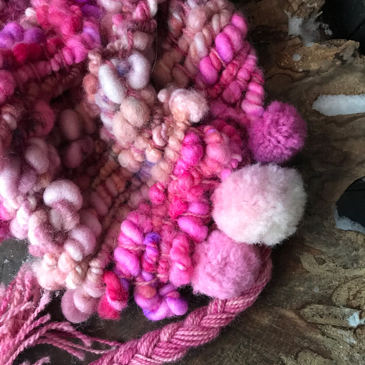 Pink cowl Col rose - Mynoush