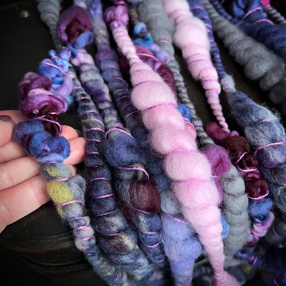 Amethyst art yarn