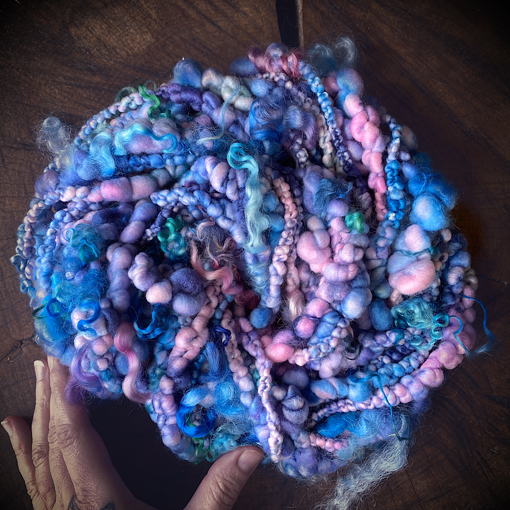Joli bleu  Art yarn