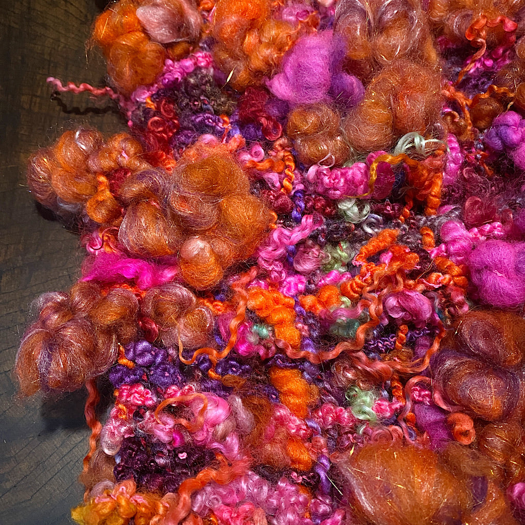 The Fiery Rose Scarf
