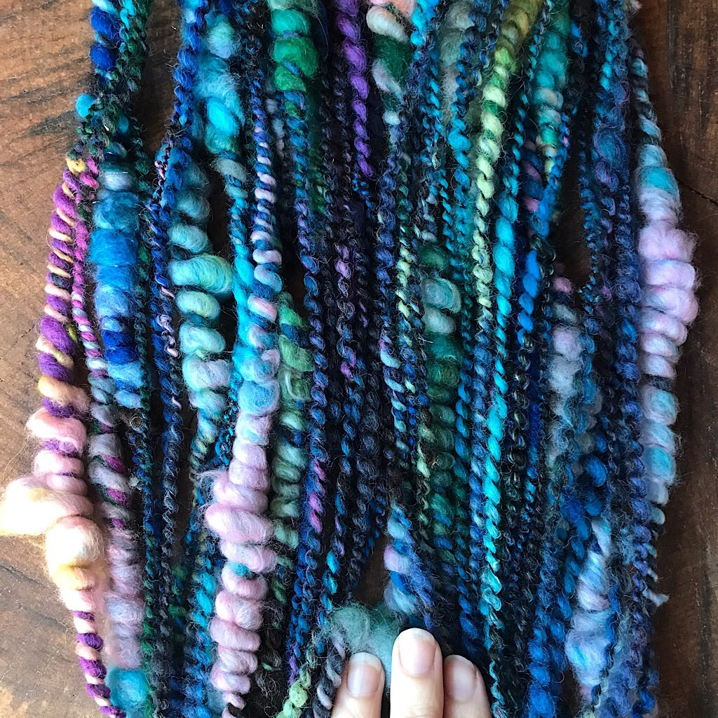 Northern sky Art yarn