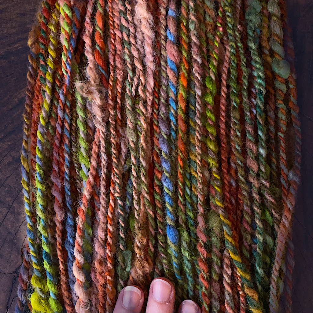 Hand spun alpaca yarn 6