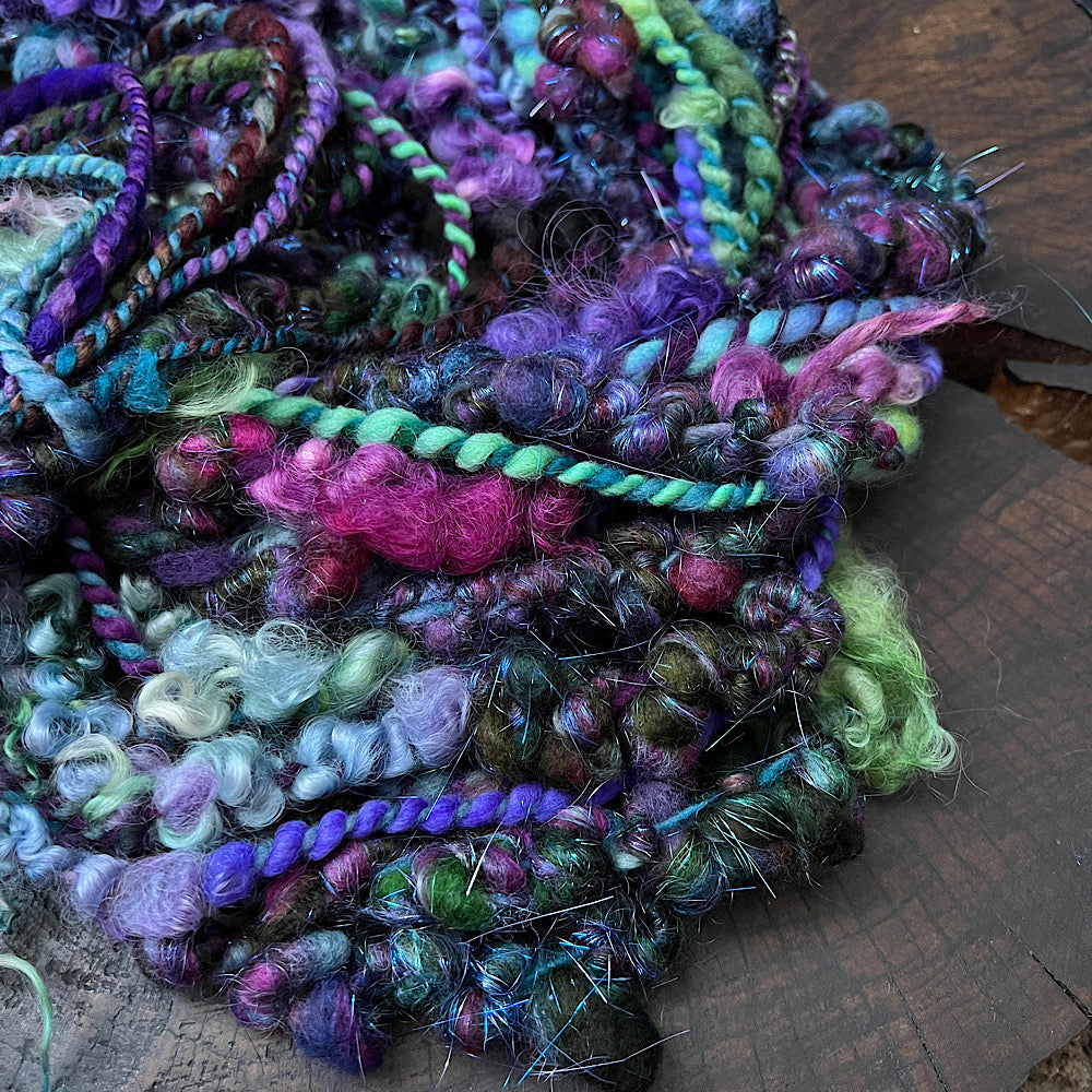 Mermaid curls art yarn