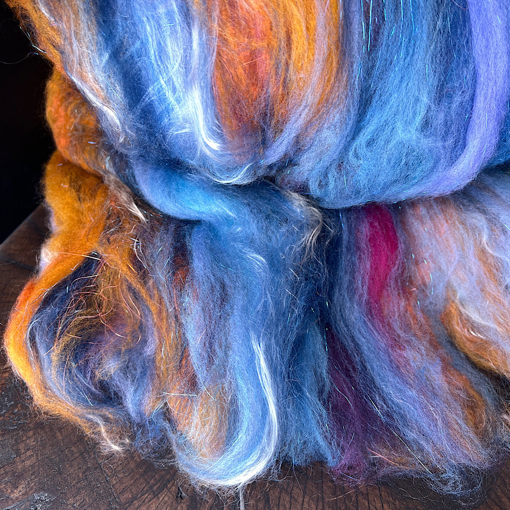 Batt for spinning yarn