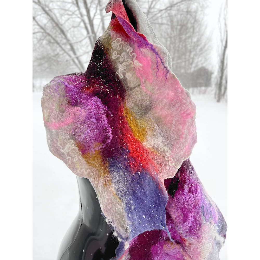 Felted scarf 2023