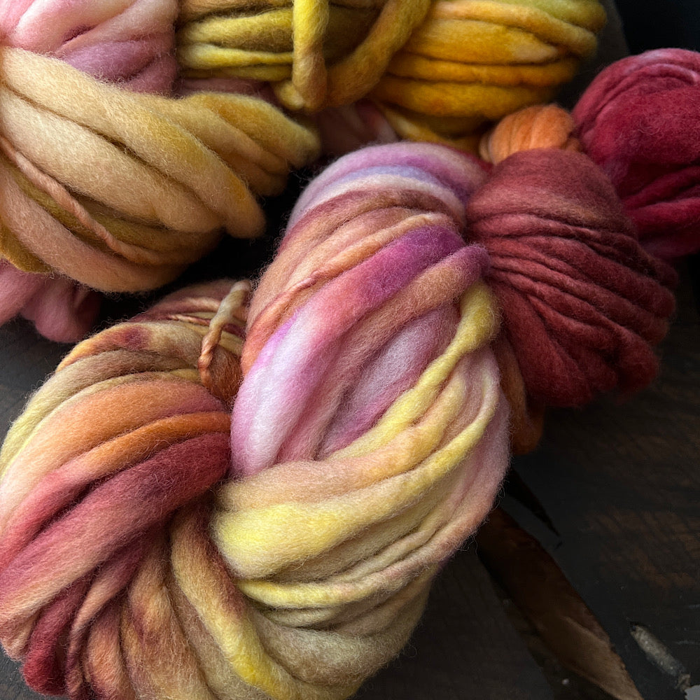 Fluffy yarn set of 3 skeins