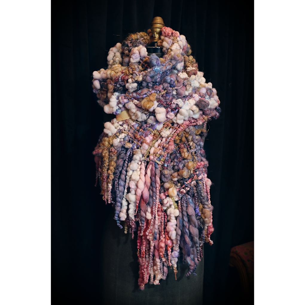 Winter Golden Hour - Woven scarf