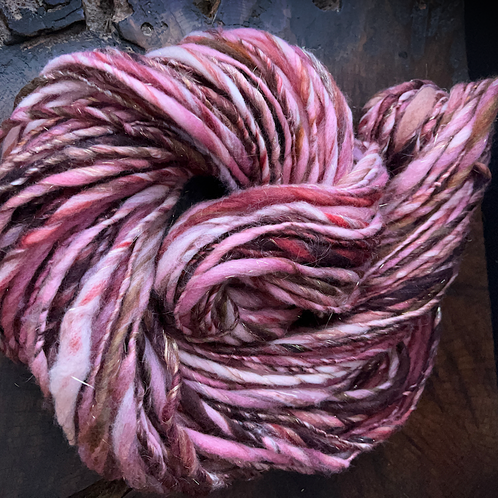 Hand spun yarn single