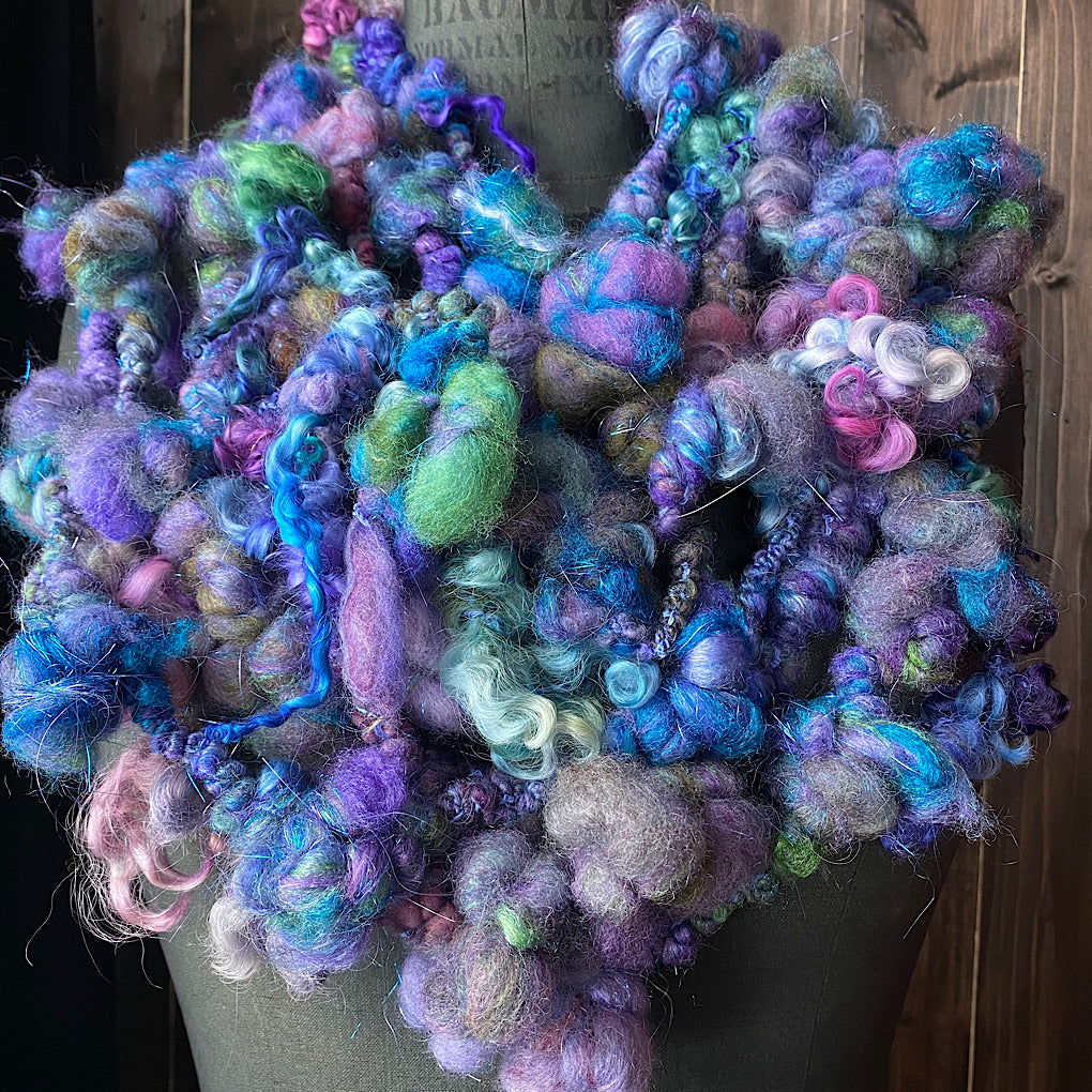 Aurora - Fluffy sparkly giant art yarn