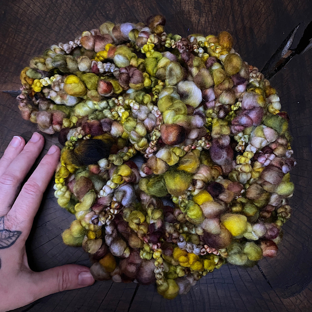 Custom Jumbo Boucle - Antique Gold