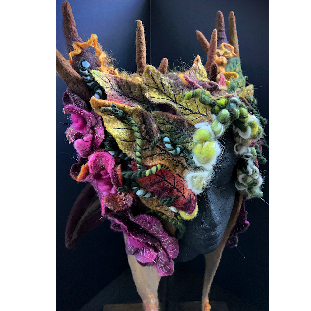 Faun felted Hood