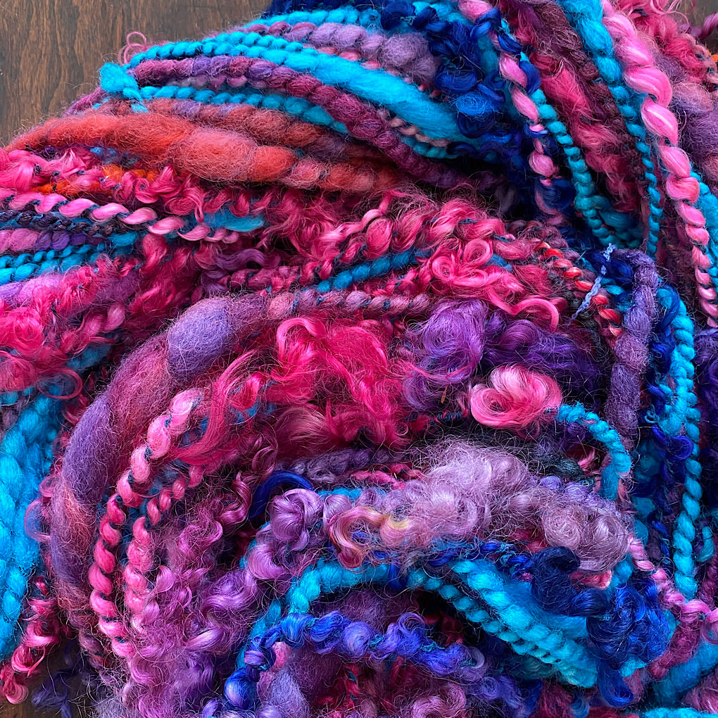 Bloom - Merino silk knitting art yarn