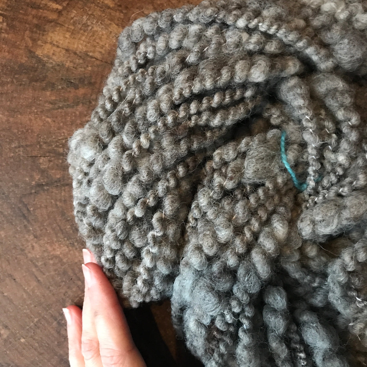 Grey eco wool yarn 100g - Mynoush