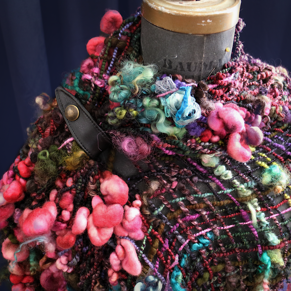 Kiss from a Rose merino silk Shawl