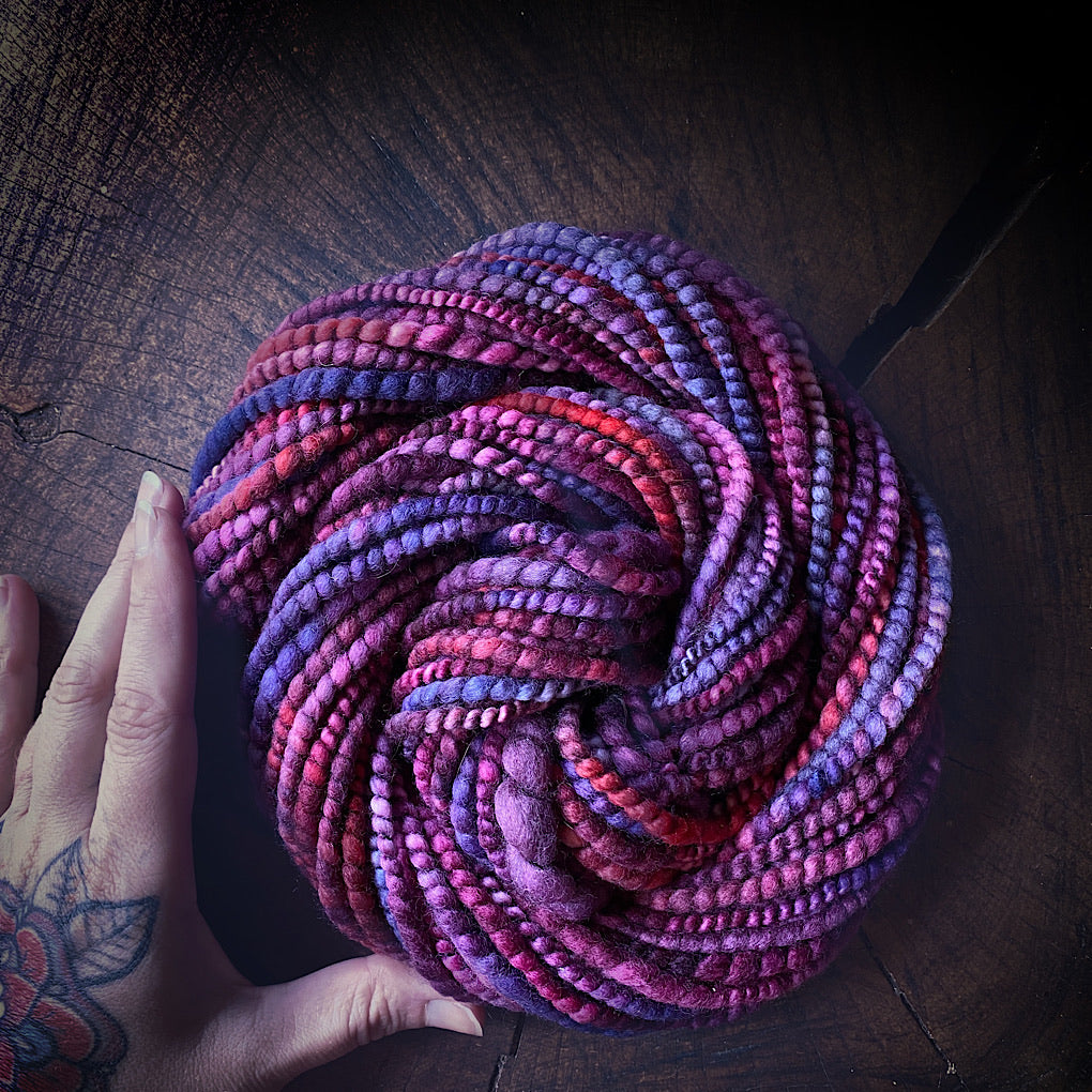 Mosaic Merino spiral yarn