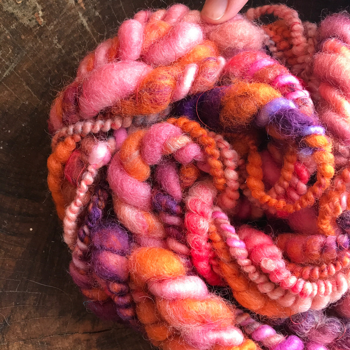 Orange art yarn 100g - Mynoush