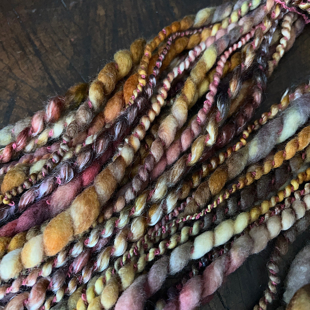 Art yarn set - Golden hour