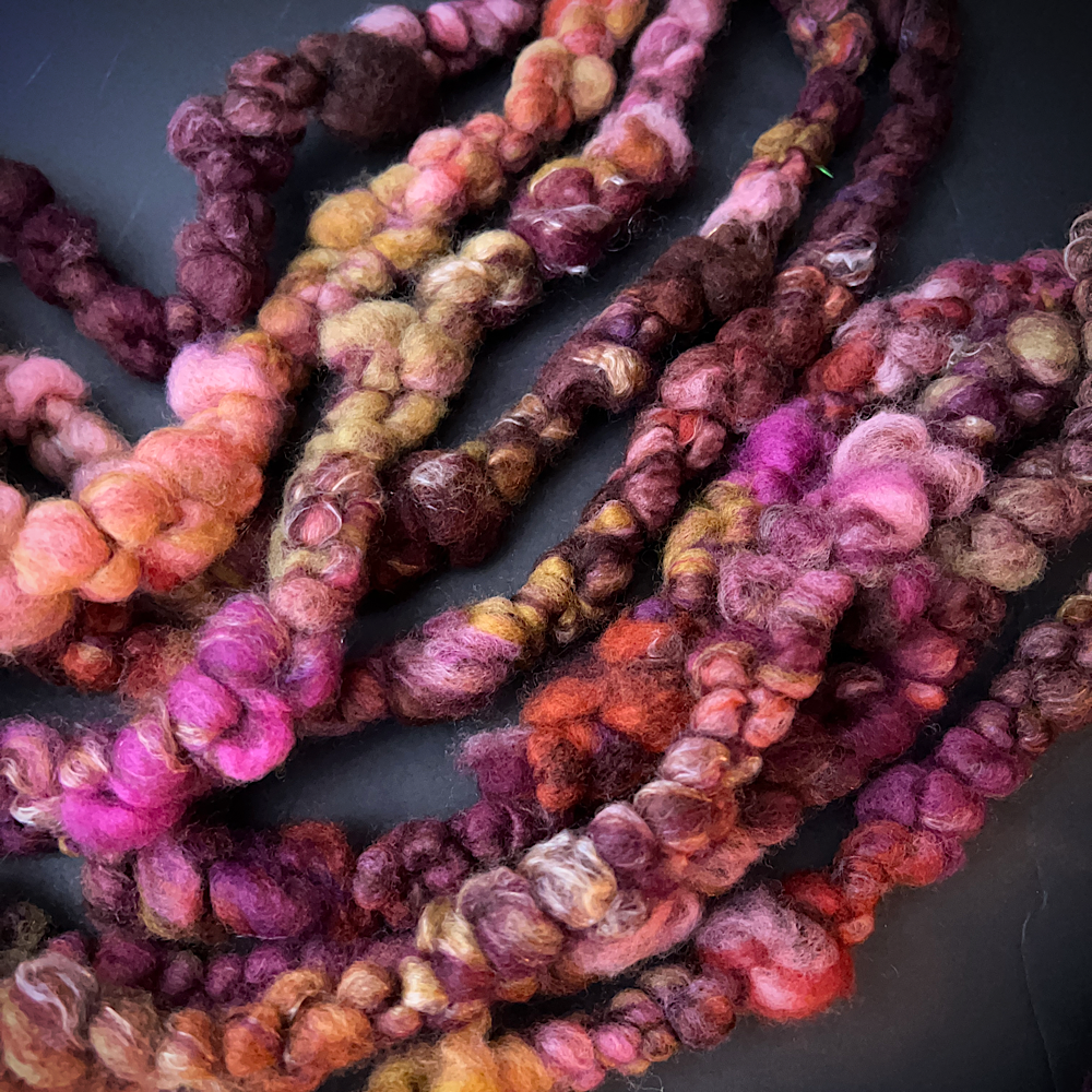 Large Art yarns kit for weaving