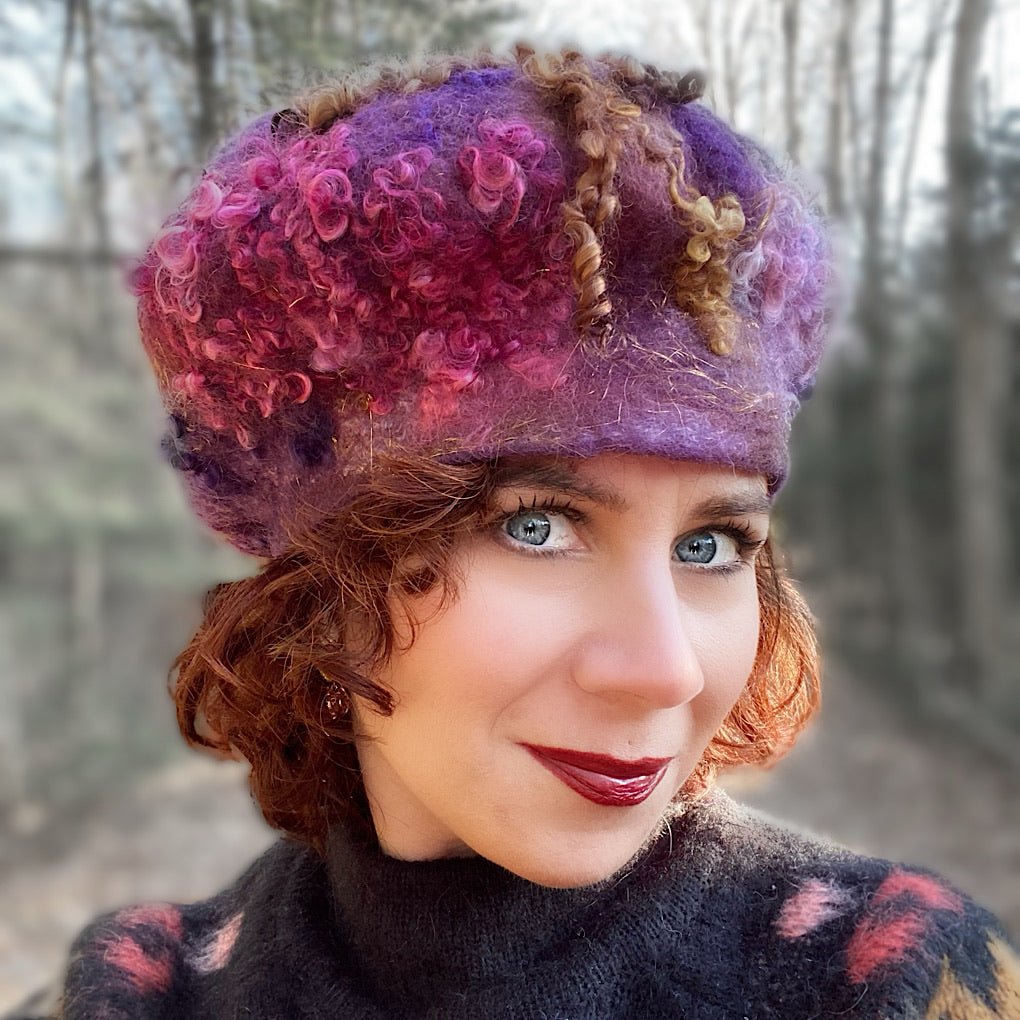 Felted beret
