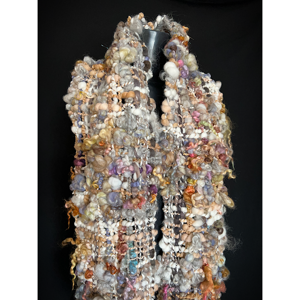 Golden rose Woven scarf 2022