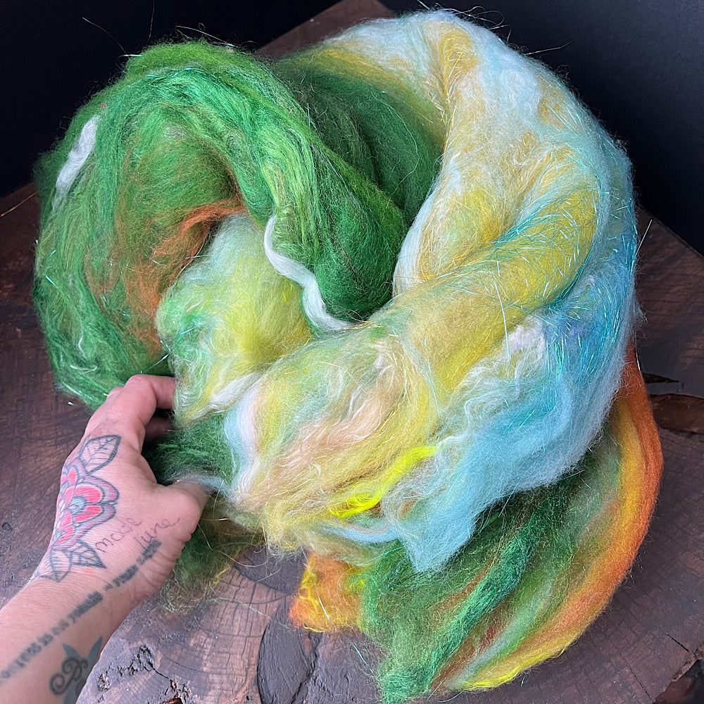 Batt for spinning yarn no 50