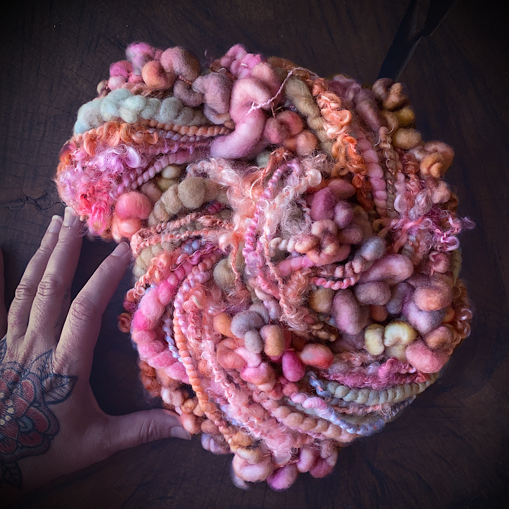 Love sunset  Art yarn