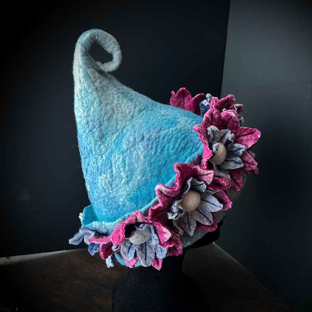 Felted fairy hat 21“ 1/2