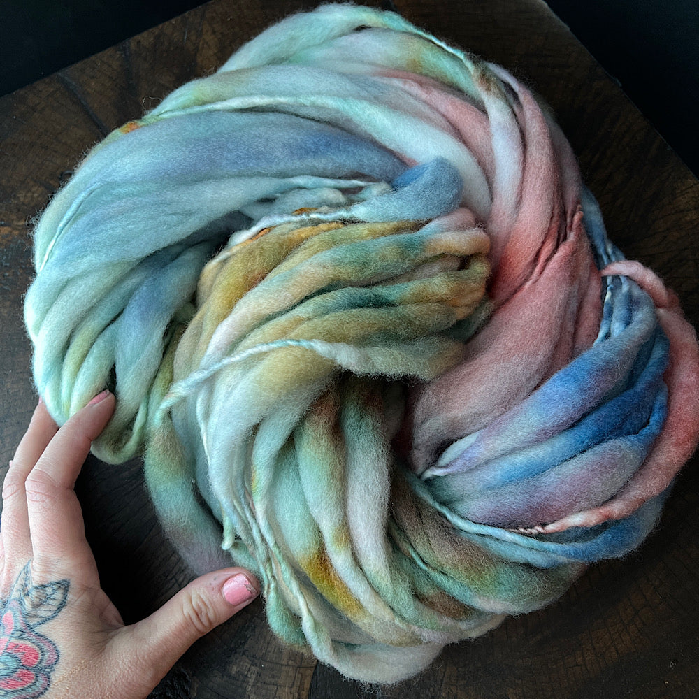 Fluffy yarn set of 3 skeins