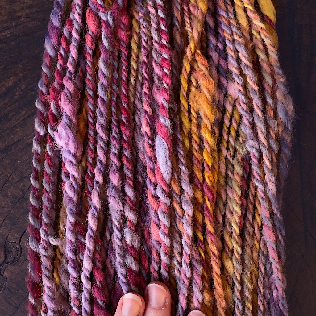 Hand spun alpaca yarn 5
