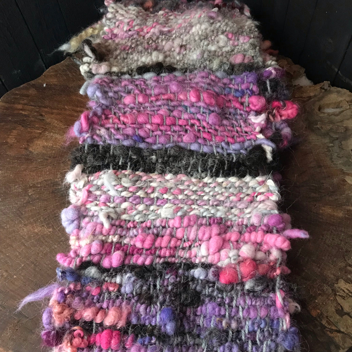 Pink scarf 100% Wool - Foulard 100% laine rose - Mynoush