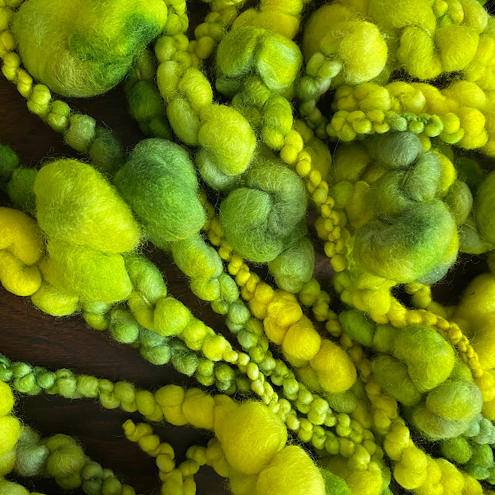 CUSTOM Sprouts Jumbo boucle Art yarn