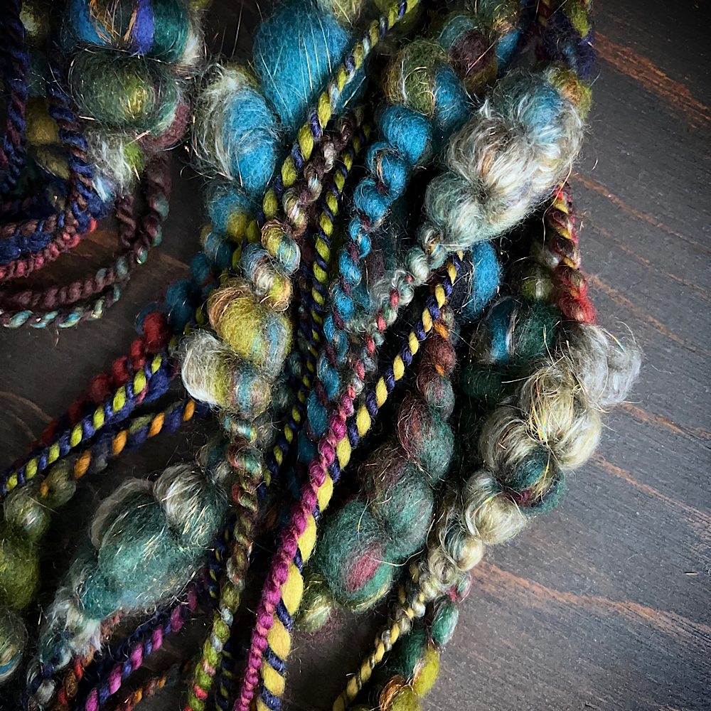 Hand spun art yarn