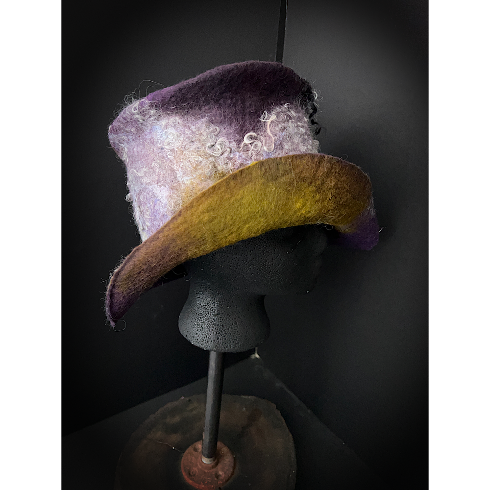 Felted top hat  - 23” 1/4