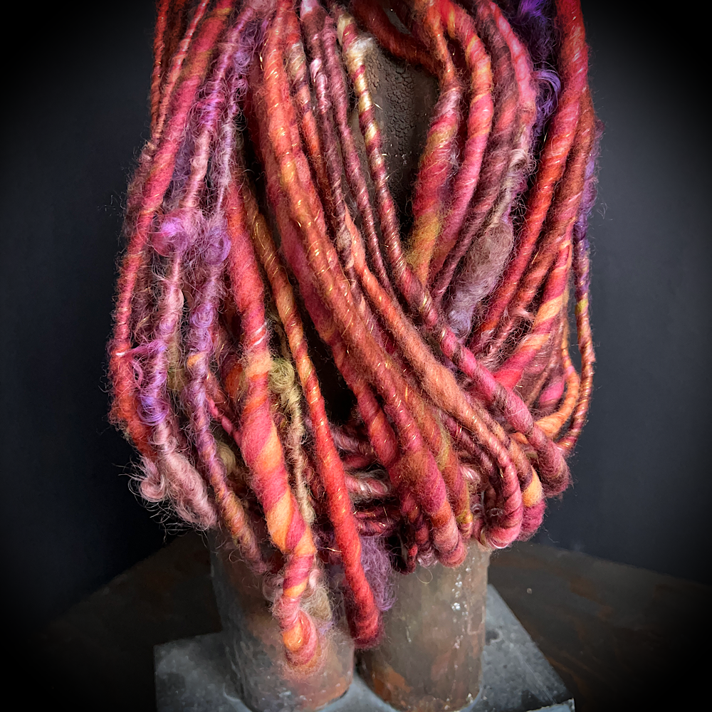 Core spun weaving yarn