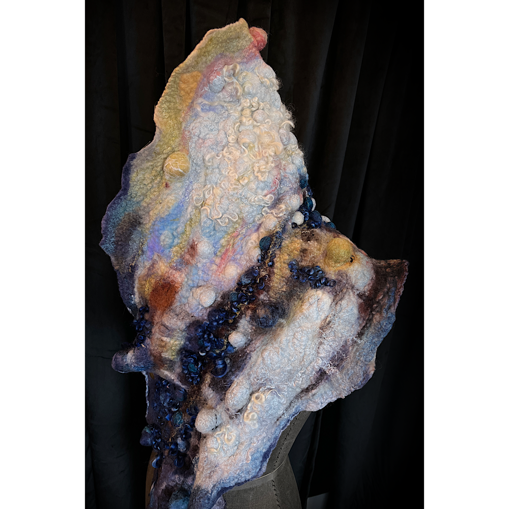2022 Landscape serie  - felted scarf