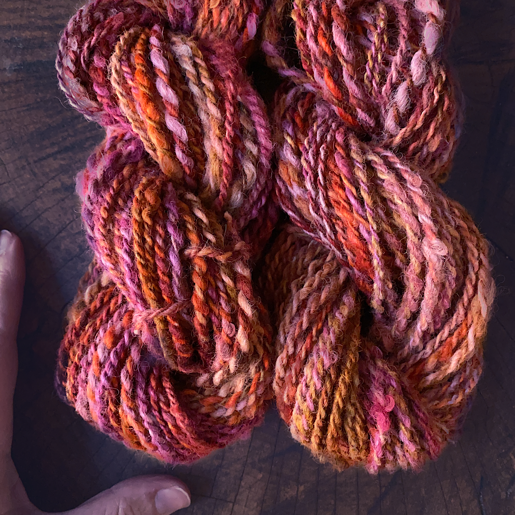 Hand spun alpaca yarn 1