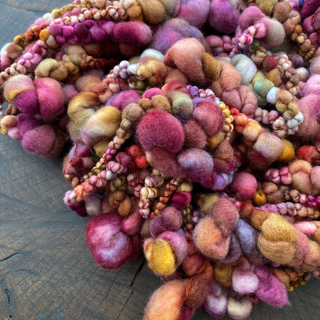 Legend of fall Jumbo boucle art yarn