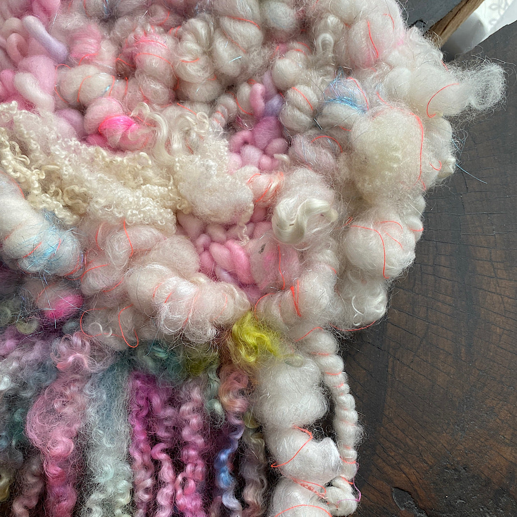 Petals - Round woven wall hanging